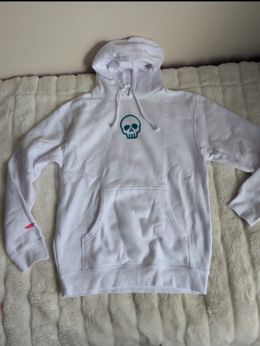 Barstool Sports White Graphic Hoodie Mens' Sz XL NWT